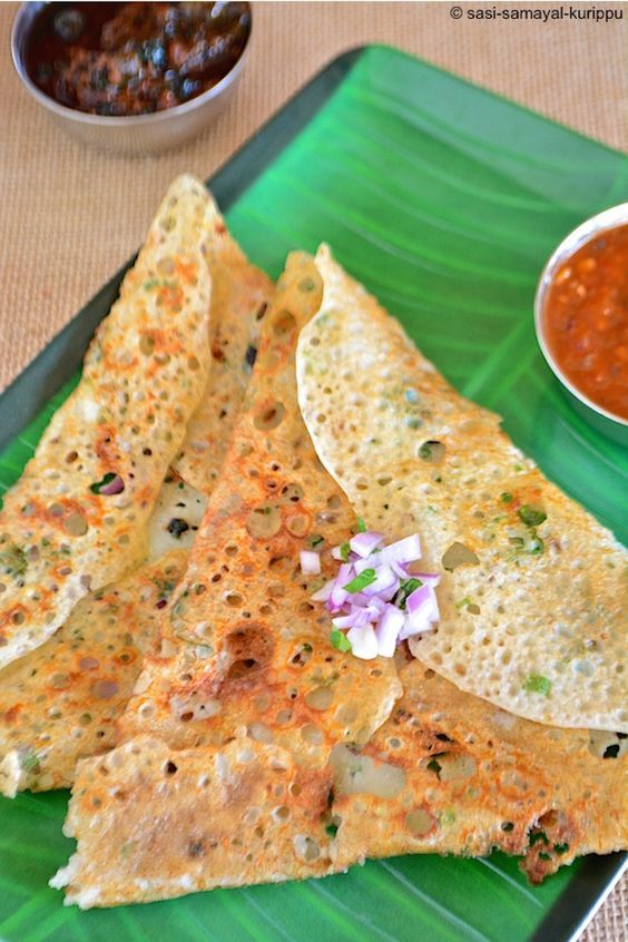 Onion Rava Dosa