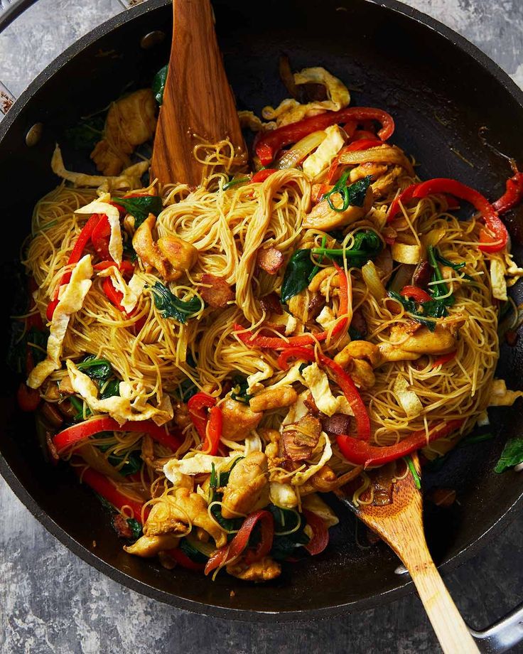 Singapore Chicken Noodels