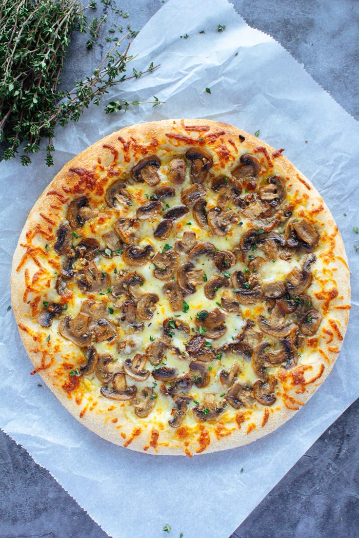 Mushroom Pizza